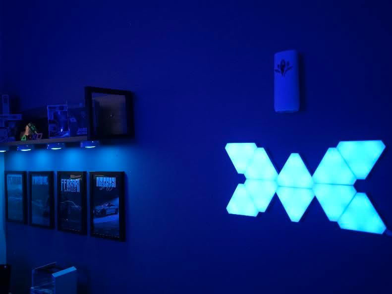 Triangle ambient panel light تحكم هاتف وريمونت - نوكتس