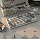 ATTACK SHARK K86 Wireless Mechanical كيبورد - NOCT.X