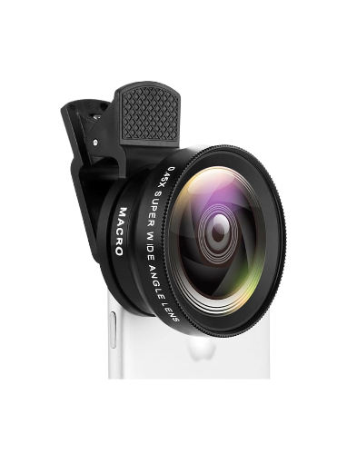 Mobile  Lens 0.45X Wide Angle 12.5X Macro Lens عدسة