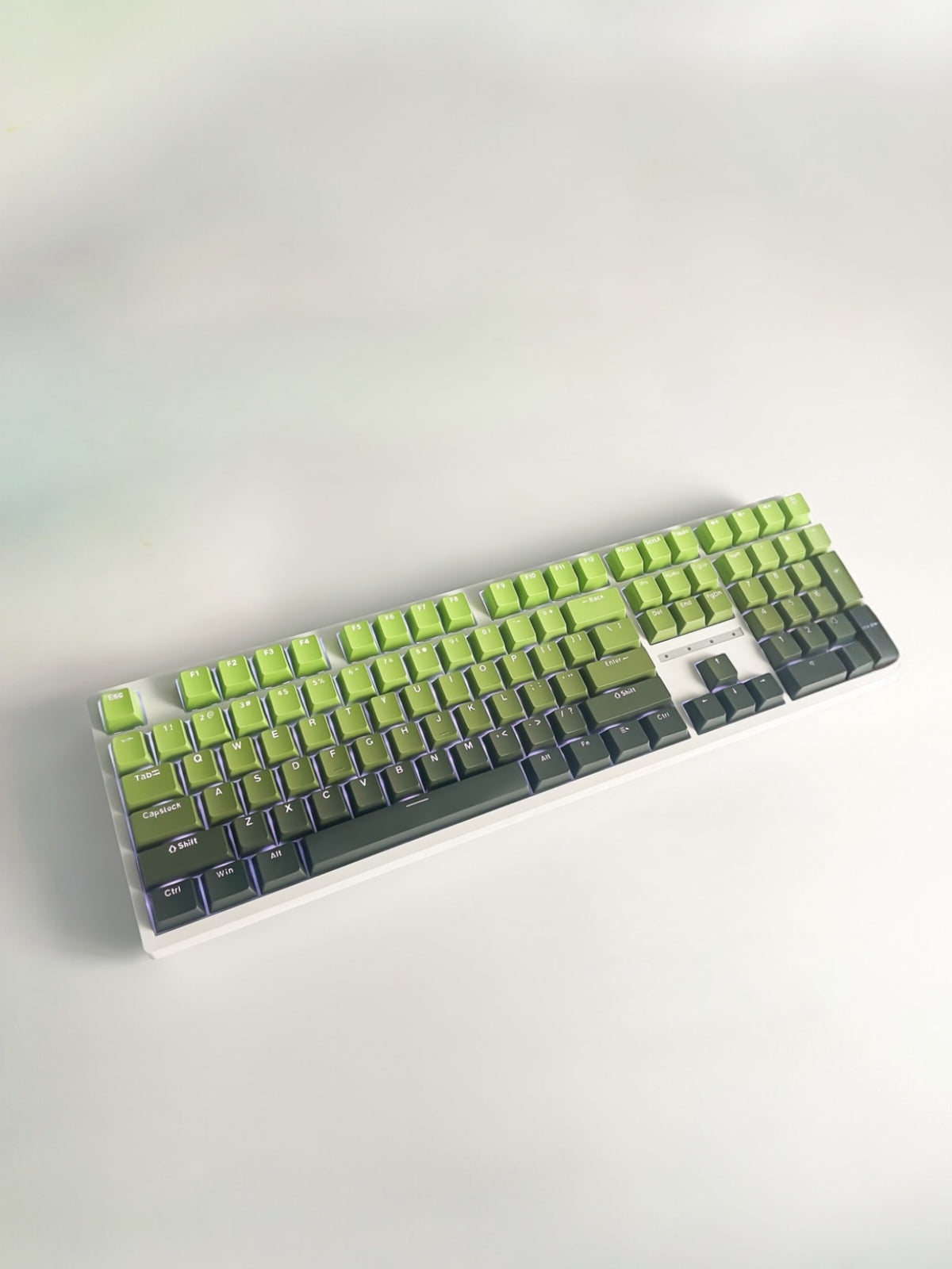 Keycaps اخضر متدرج اسود - NOCT.X