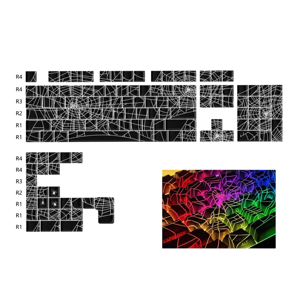 Keycaps سبايدرمان - نوكتس
