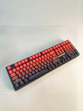 Keycaps اسود متدرج احمر - NOCT.X